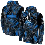personalized middle tennessee blue raiders hunting theme blue black hoodie best selling