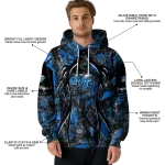 personalized middle tennessee blue raiders hunting theme blue black hoodie best selling