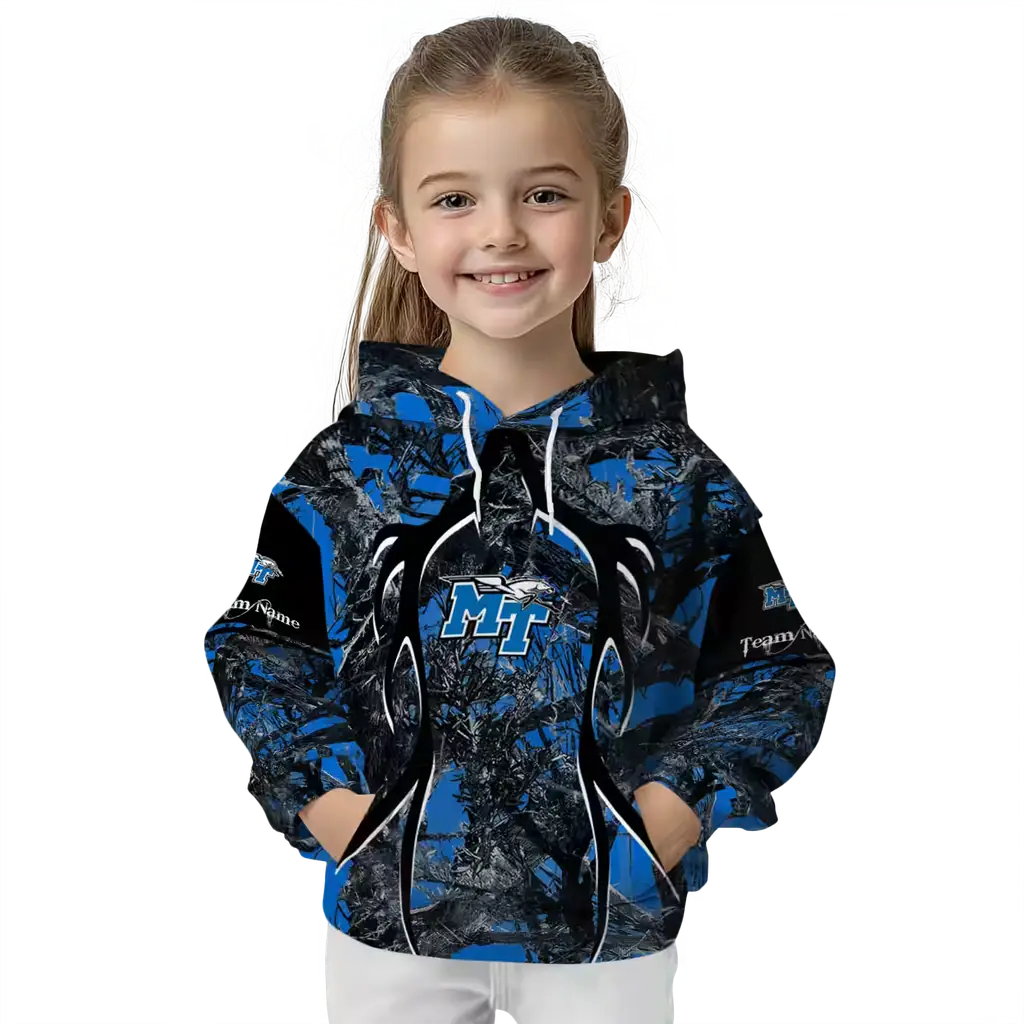 personalized middle tennessee blue raiders hunting theme blue black hoodie top rated personalized middle tennessee blue raiders hunting theme blue black hoodie top rated