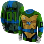 personalized middle tennessee blue raiders superhero armor blue green hoodie best selling