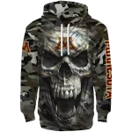 personalized minnesota golden gophers camo skull hoodie best selling