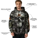 personalized minnesota golden gophers camo skull hoodie best selling