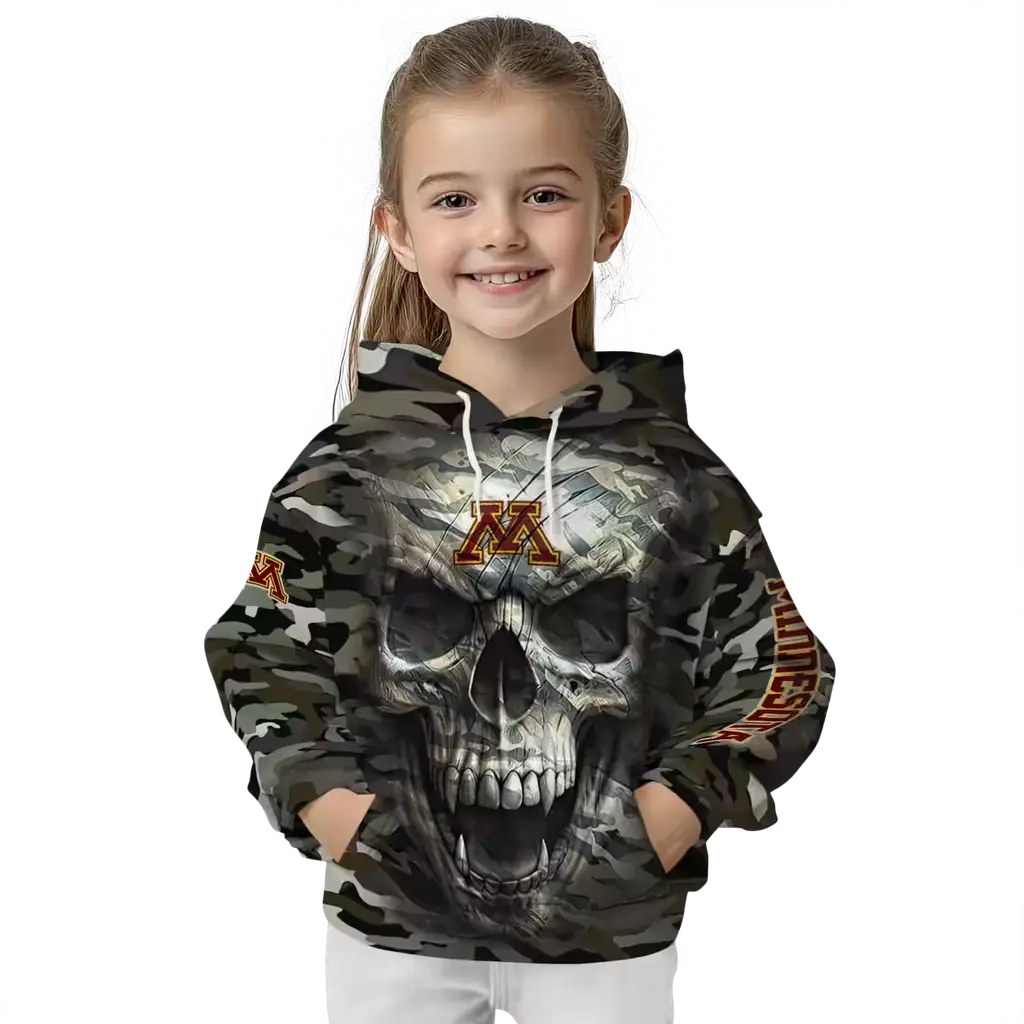 personalized minnesota golden gophers camo skull hoodie top rated personalized minnesota golden gophers camo skull hoodie top rated