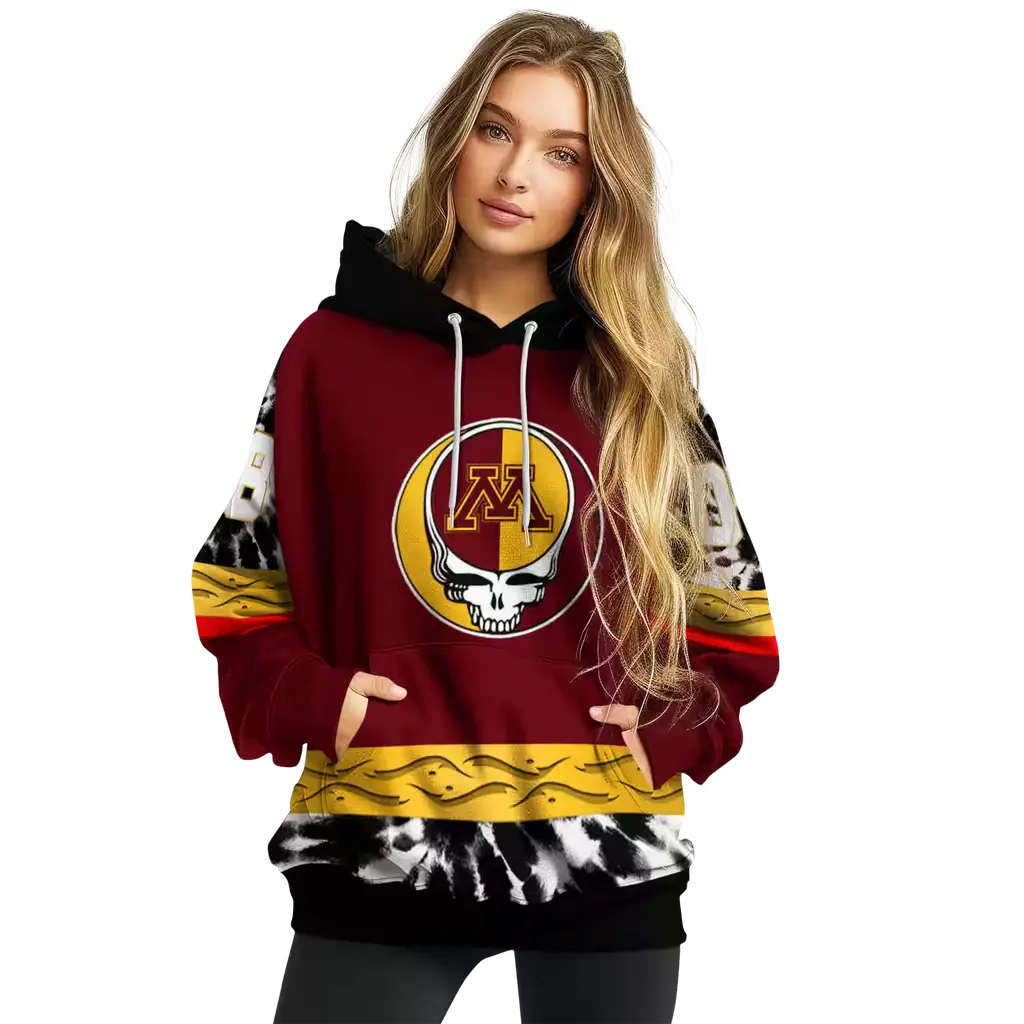 personalized minnesota golden gophers grateful vibes maroon hoodie high quality personalized minnesota golden gophers grateful vibes maroon hoodie high quality