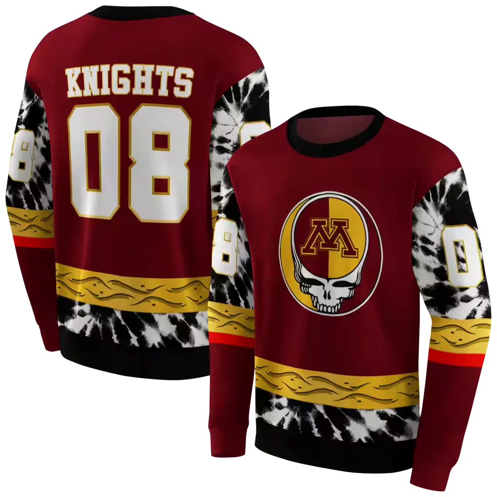 personalized minnesota golden gophers grateful vibes maroon hoodie premium grade personalized minnesota golden gophers grateful vibes maroon hoodie premium grade