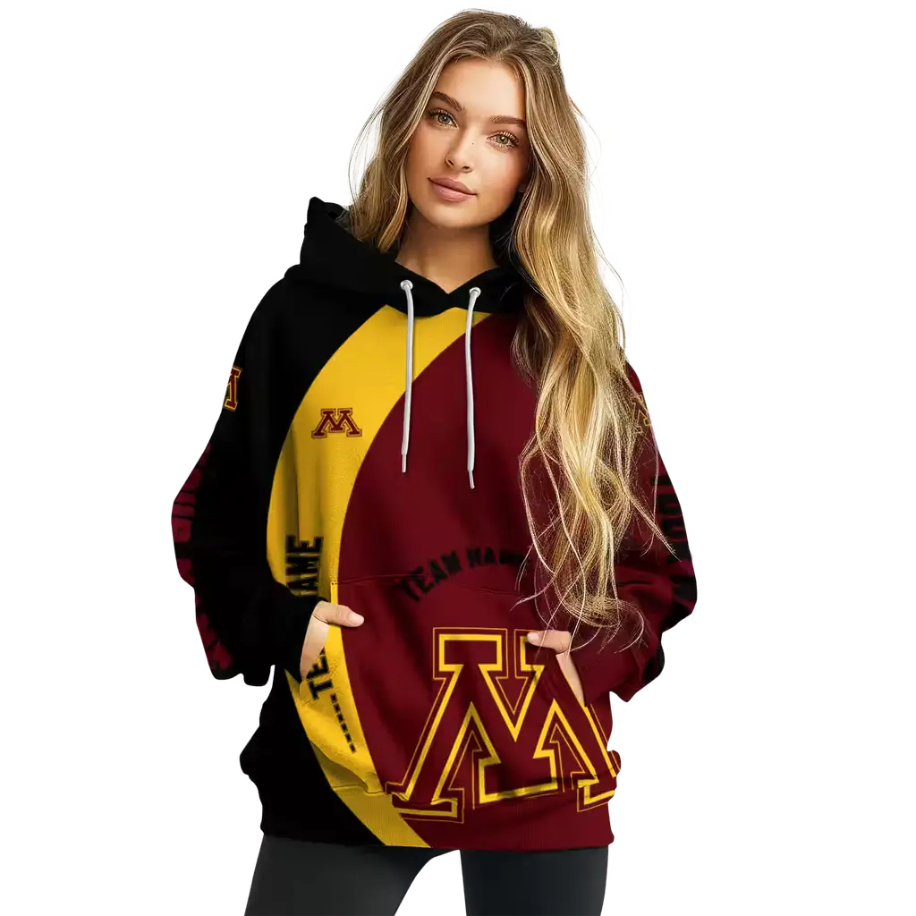 personalized minnesota golden gophers minimalist design maroon black hoodie high quality personalized minnesota golden gophers minimalist design maroon black hoodie high quality