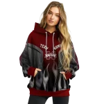 personalized mississippi state bulldogs flame design maroon hoodie best selling
