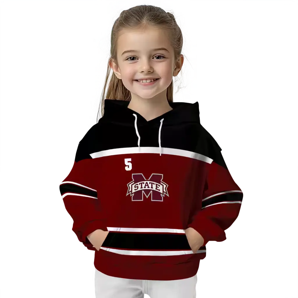 personalized mississippi state bulldogs striped pattern maroon hoodie top rated personalized mississippi state bulldogs striped pattern maroon hoodie top rated