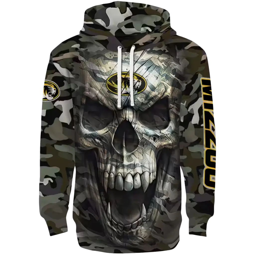 personalized missouri tigers camo skull hoodie best selling personalized missouri tigers camo skull hoodie best selling