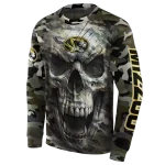 personalized missouri tigers camo skull hoodie best selling