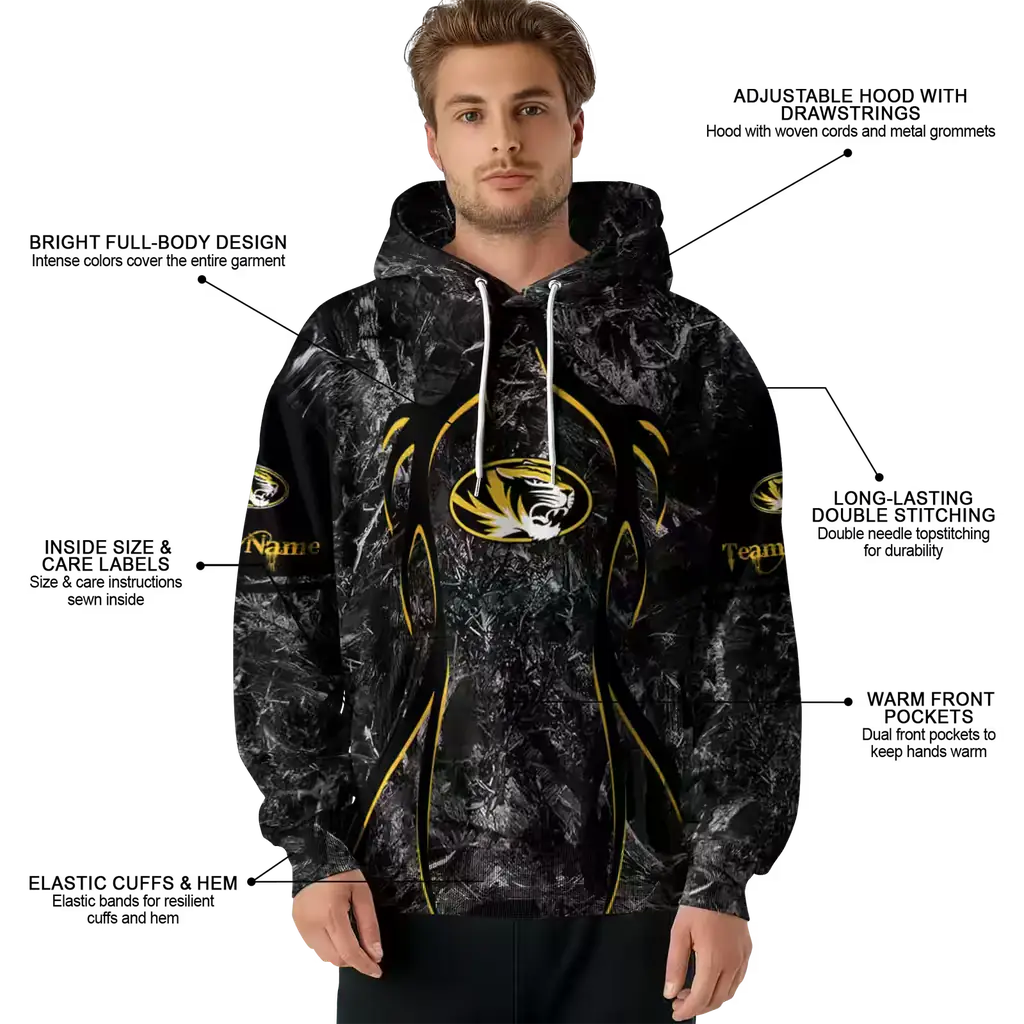 personalized missouri tigers hunting theme black hoodie latest model personalized missouri tigers hunting theme black hoodie latest model