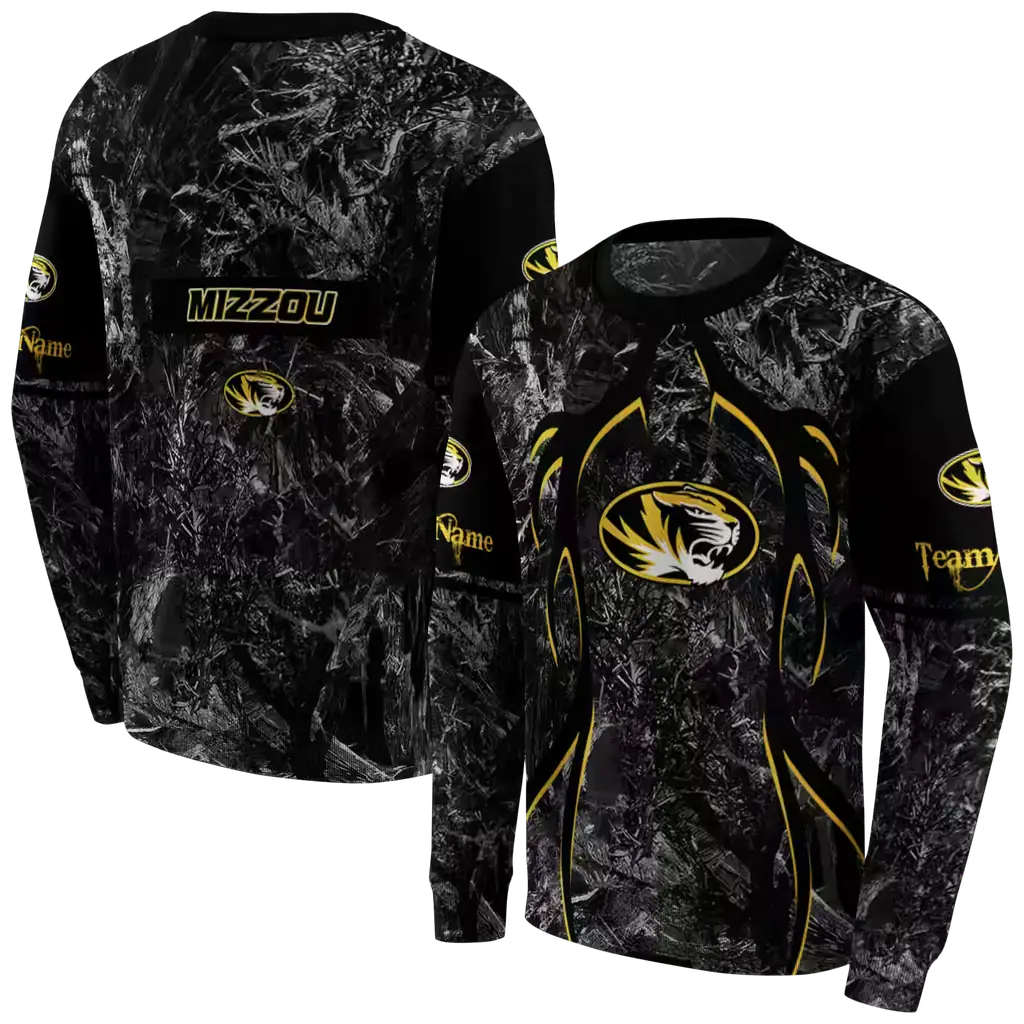 personalized missouri tigers hunting theme black hoodie premium grade personalized missouri tigers hunting theme black hoodie premium grade