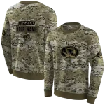 personalized missouri tigers military style hoodie best selling