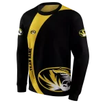 personalized missouri tigers minimalist design black hoodie best selling