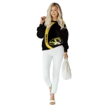 personalized missouri tigers minimalist design black hoodie best selling