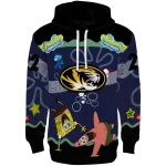 personalized missouri tigers spongebob patrick star black navy hoodie best selling