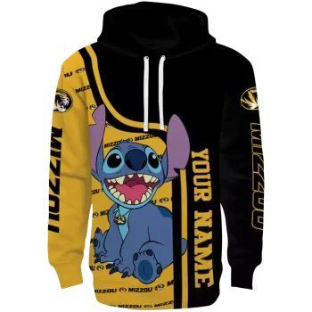 personalized missouri tigers stitch black hoodie best selling