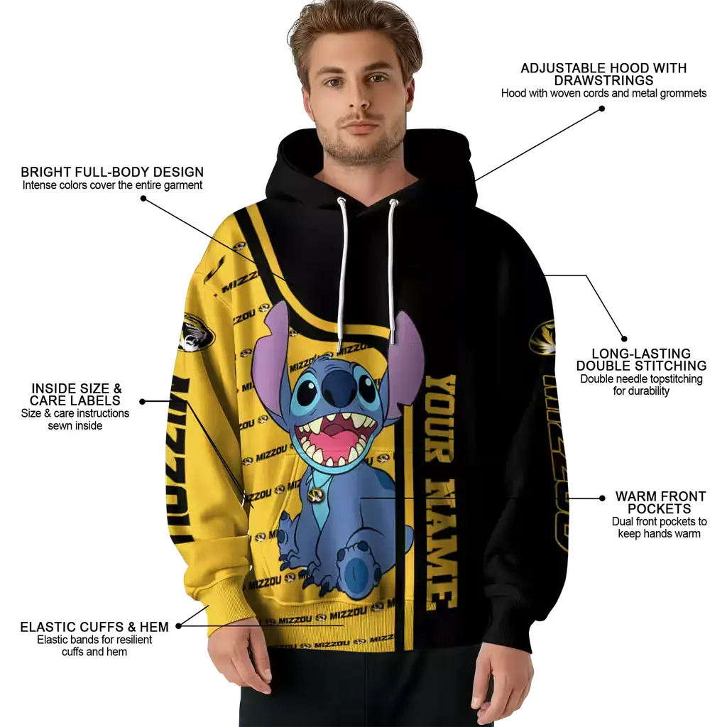 personalized missouri tigers stitch black hoodie latest model personalized missouri tigers stitch black hoodie latest model