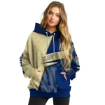 personalized navy midshipmen abstract shape blue hoodie best selling