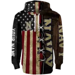 personalized navy midshipmen american pride hoodie best selling
