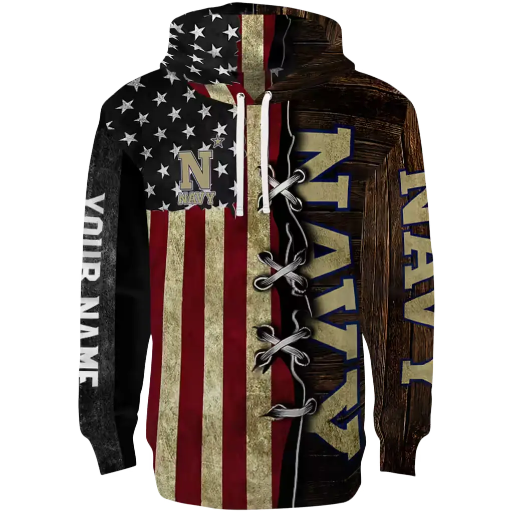 personalized navy midshipmen american pride hoodie best selling personalized navy midshipmen american pride hoodie best selling