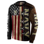 personalized navy midshipmen american pride hoodie best selling