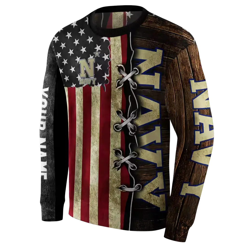 personalized navy midshipmen american pride hoodie new arrival personalized navy midshipmen american pride hoodie new arrival