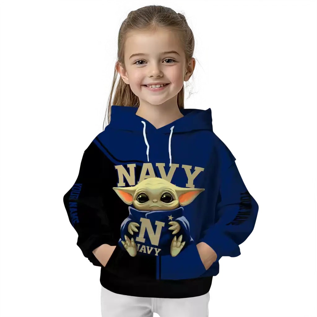 personalized navy midshipmen baby yoda blue black hoodie top rated personalized navy midshipmen baby yoda blue black hoodie top rated