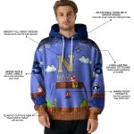 personalized navy midshipmen mario blue black hoodie best selling