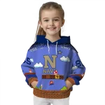 personalized navy midshipmen mario blue black hoodie best selling
