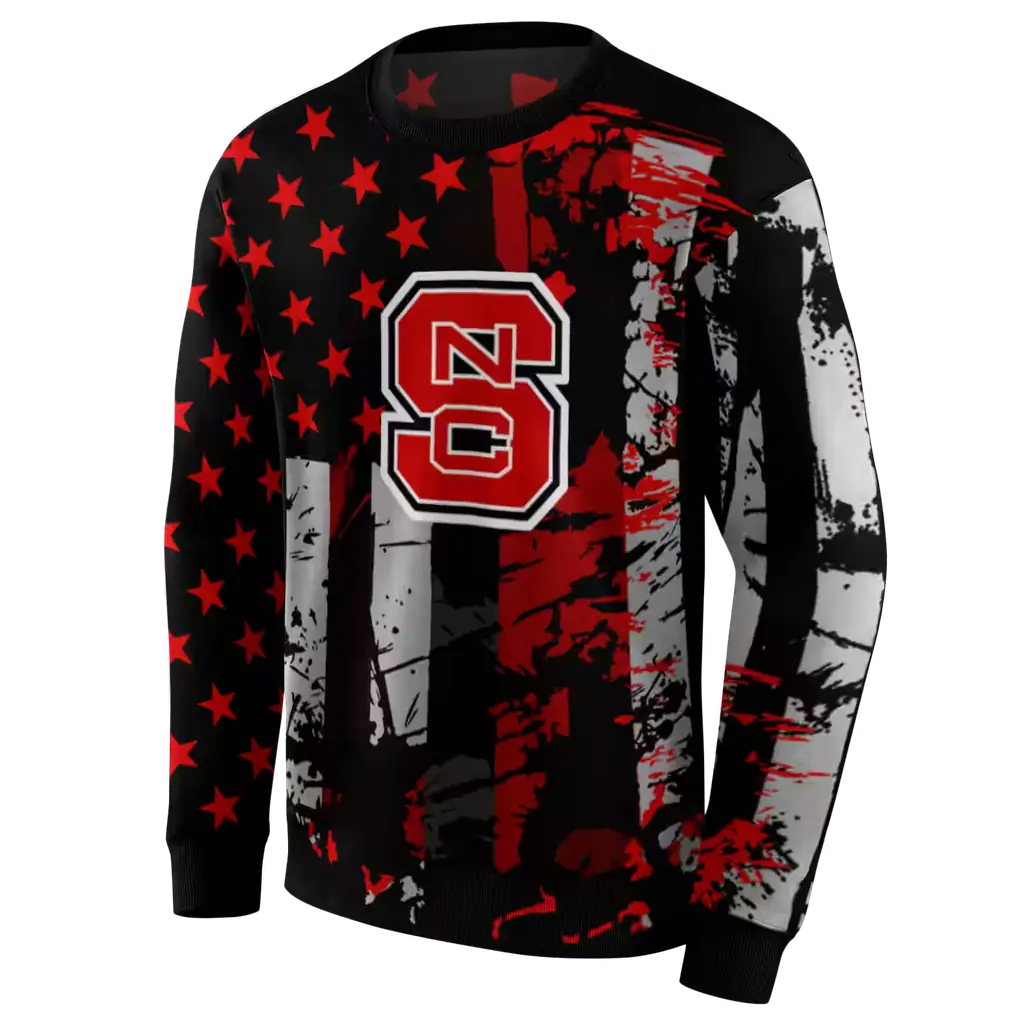 personalized nc state wolfpack distressed flag red black hoodie new arrival personalized nc state wolfpack distressed flag red black hoodie new arrival