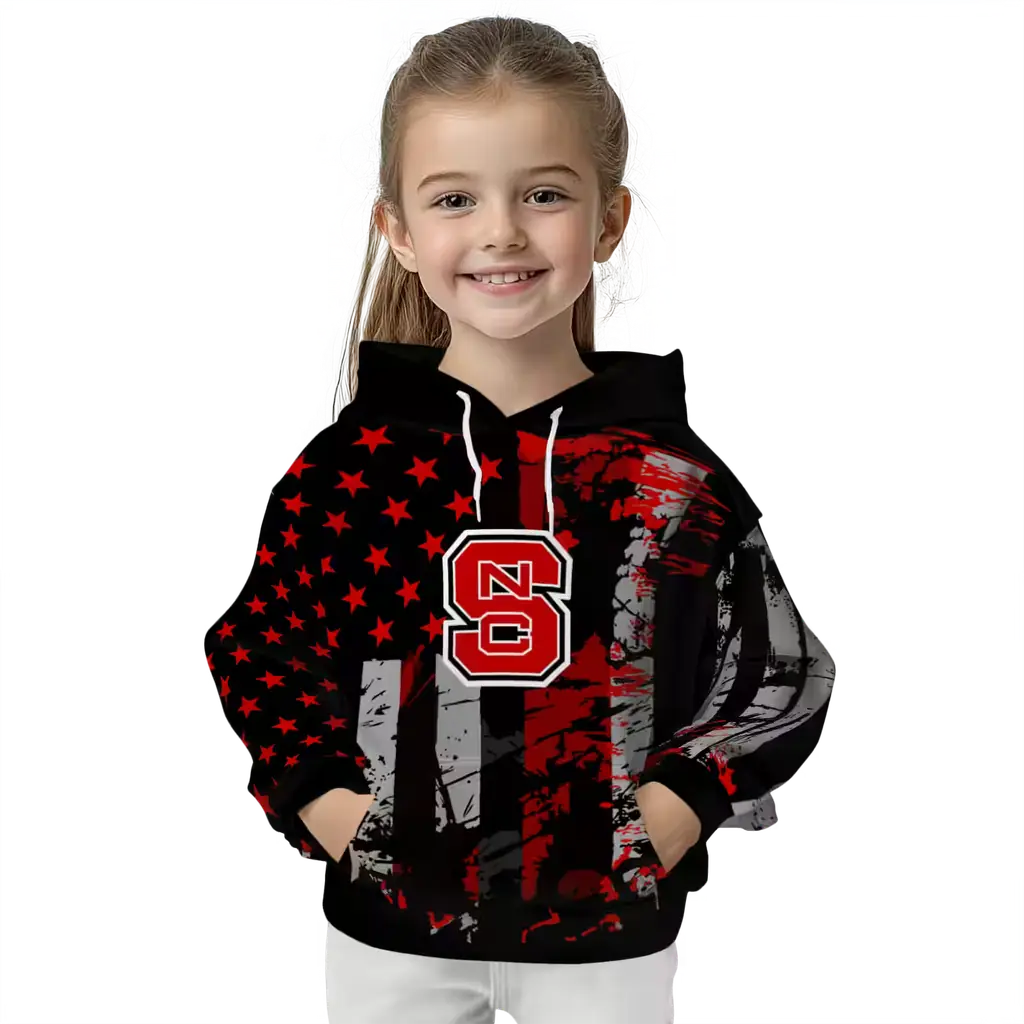 personalized nc state wolfpack distressed flag red black hoodie top rated personalized nc state wolfpack distressed flag red black hoodie top rated