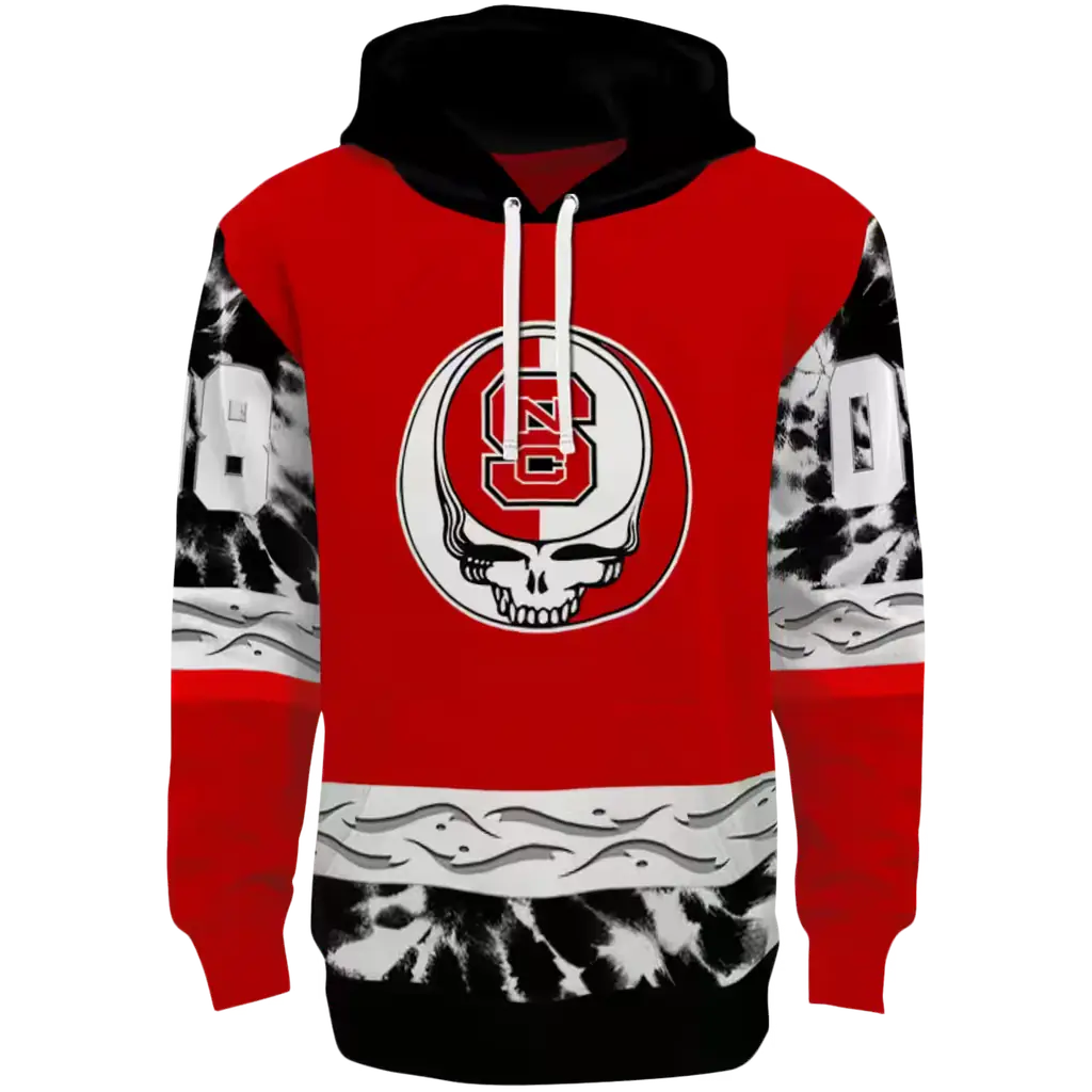 personalized nc state wolfpack grateful vibes red hoodie best selling personalized nc state wolfpack grateful vibes red hoodie best selling