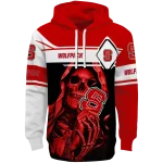 personalized nc state wolfpack grim reaper red black hoodie best selling