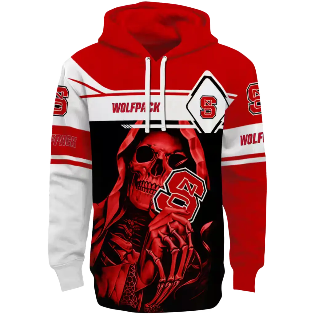 personalized nc state wolfpack grim reaper red black hoodie best selling personalized nc state wolfpack grim reaper red black hoodie best selling