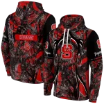 personalized nc state wolfpack hunting theme red black hoodie best selling