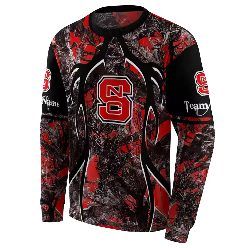 personalized nc state wolfpack hunting theme red black hoodie new arrival personalized nc state wolfpack hunting theme red black hoodie new arrival