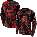 personalized nc state wolfpack hunting theme red black hoodie best selling