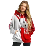 personalized nc state wolfpack peeking snoopy red hoodie best selling