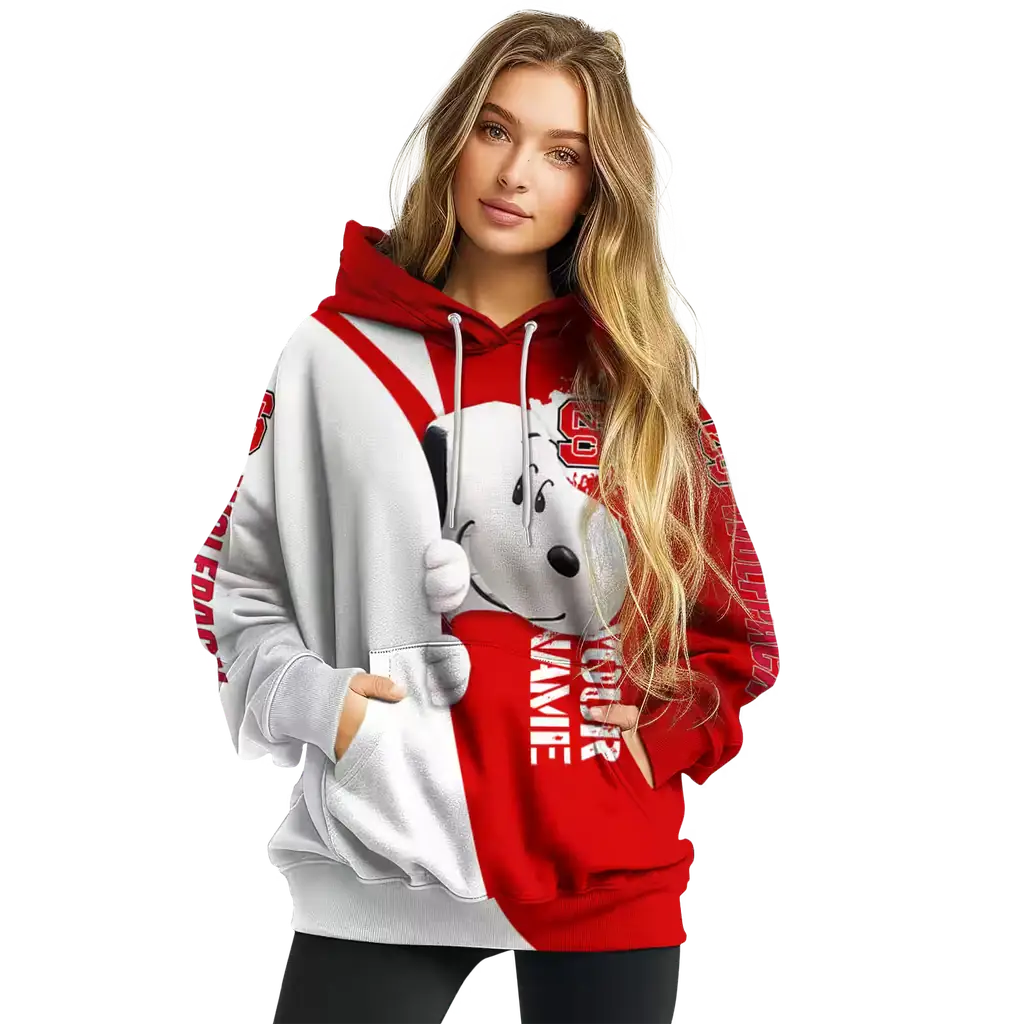 personalized nc state wolfpack peeking snoopy red hoodie high quality personalized nc state wolfpack peeking snoopy red hoodie high quality