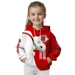 personalized nc state wolfpack peeking snoopy red hoodie best selling