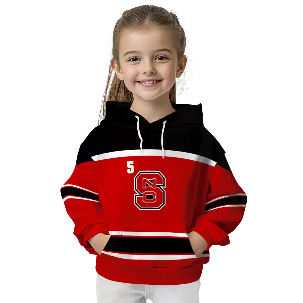 personalized nc state wolfpack striped pattern red hoodie top rated personalized nc state wolfpack striped pattern red hoodie top rated