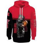 personalized nebraska cornhuskers baby groot red black hoodie best selling