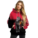 personalized nebraska cornhuskers baby groot red black hoodie best selling