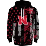 personalized nebraska cornhuskers distressed flag red black hoodie best selling