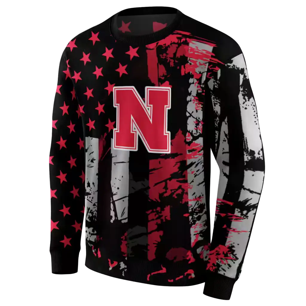 personalized nebraska cornhuskers distressed flag red black hoodie new arrival personalized nebraska cornhuskers distressed flag red black hoodie new arrival