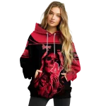 personalized nebraska cornhuskers grim reaper red black hoodie best selling