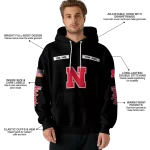 personalized nebraska cornhuskers punisher skull black hoodie best selling