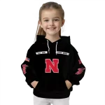 personalized nebraska cornhuskers punisher skull black hoodie best selling