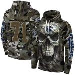 personalized nevada wolf pack camo skull hoodie best selling